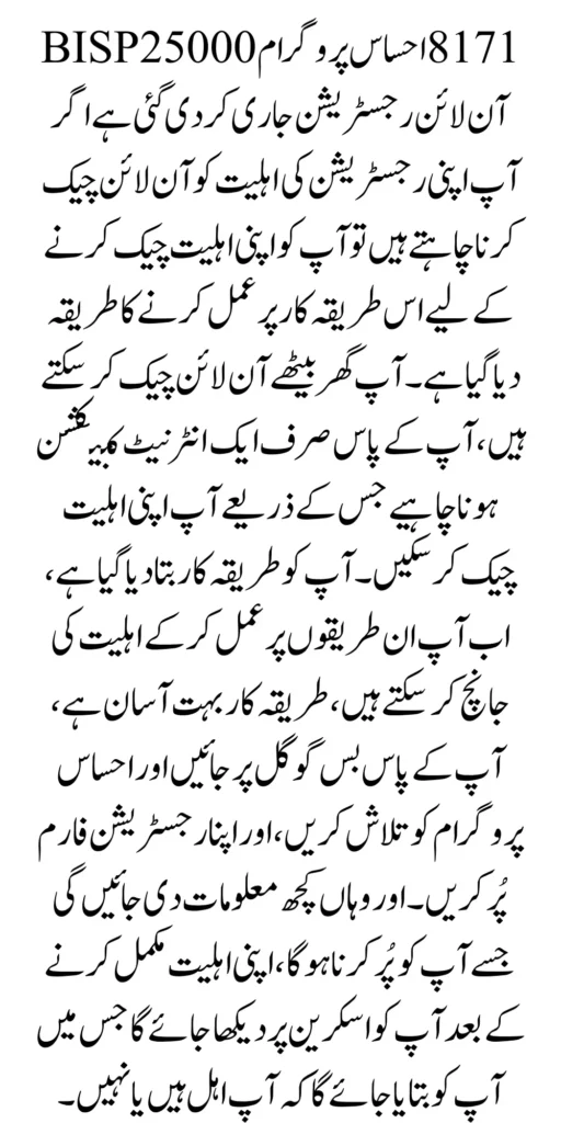 Get 25000 Through Ehsaas Program Payment In 2025 