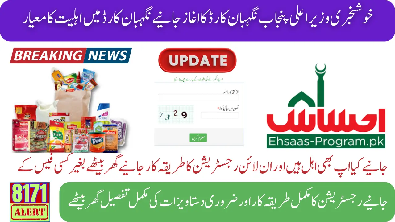 Ehsaas Nigehban Program 2025 – Complete Guide on Registration Eligibility and Status Check