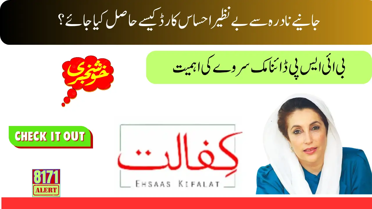 How to Get Ehsaas NADRA Benazir Card for 25000 Cash 2025