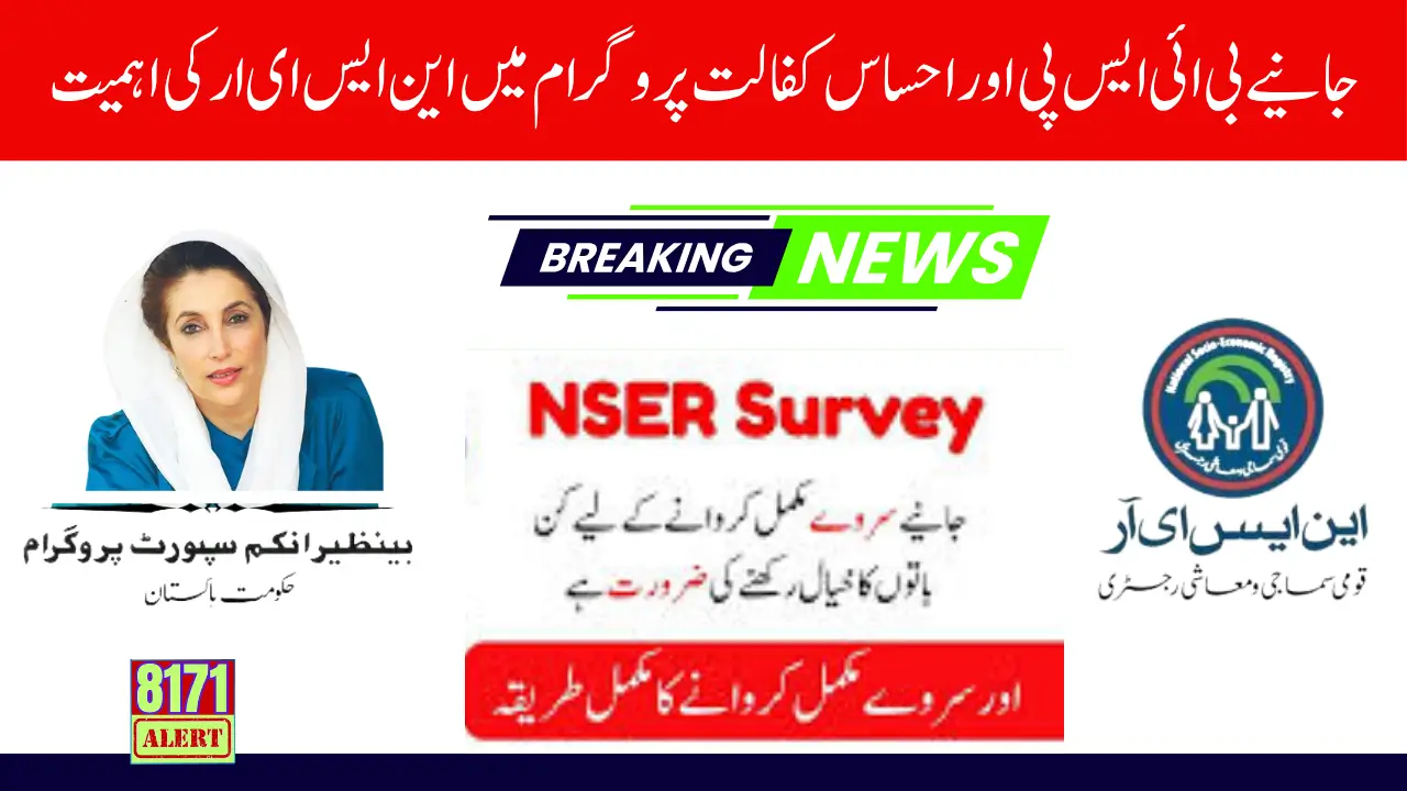 NSER Survey 2025 Register Yourself In Ehsaas And BISP Program