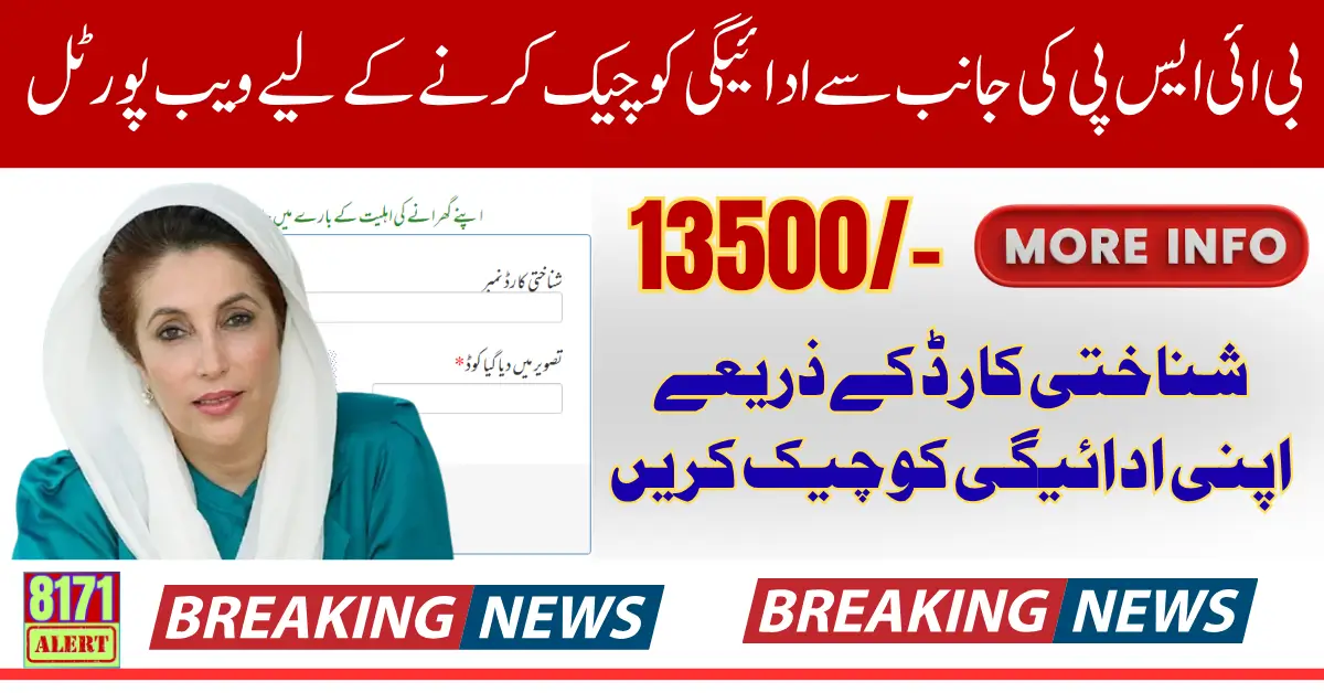 8171 Web Portal CNIC Confirmation For Recent 13500 Payment Sitting At Home Full Guide 2025