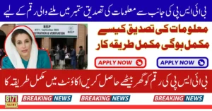 BISP Re-Verification 8171 September 2025 Beneficiaries Can Get Payment Easily After Verfication
