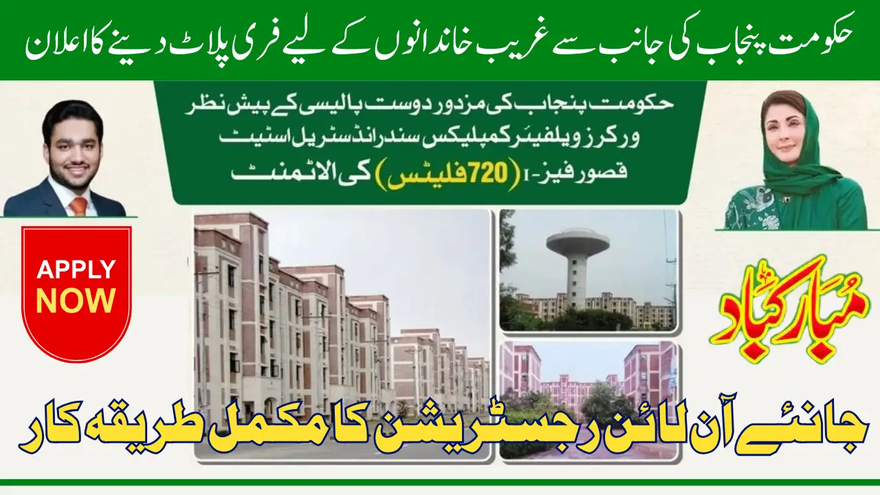 Punjab Workers Free Plot Scheme 2025 Announced Know Requirements And Online Registration Process