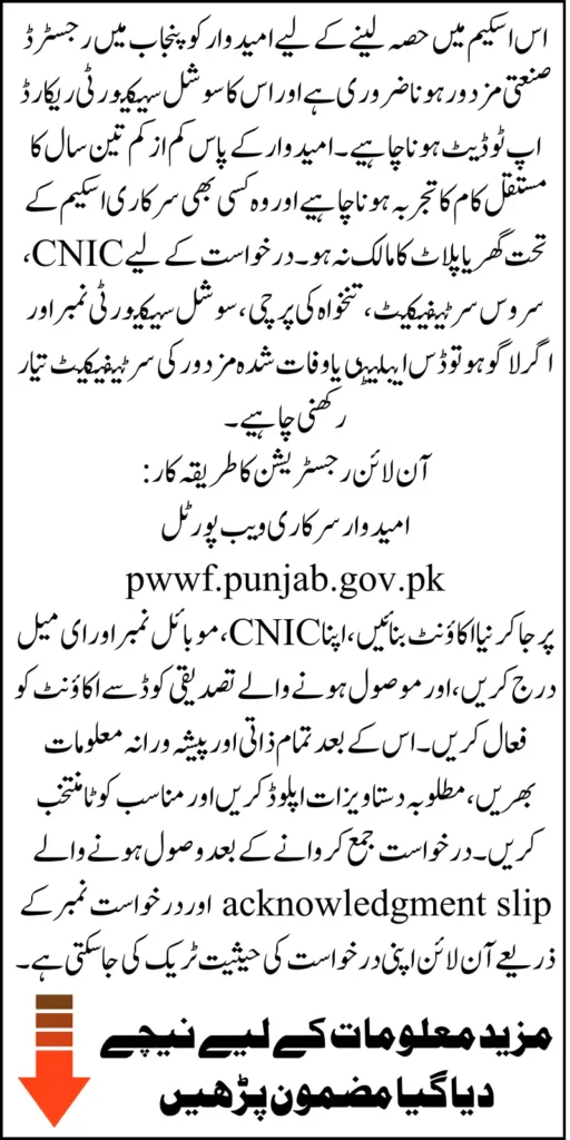 Punjab Workers Free Plot Scheme 2025 Announced Know Requirements And Online Registration Process