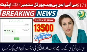 8171 BISP Web Portal September 2025 – Check CNIC Eligibility & Payment Status Online