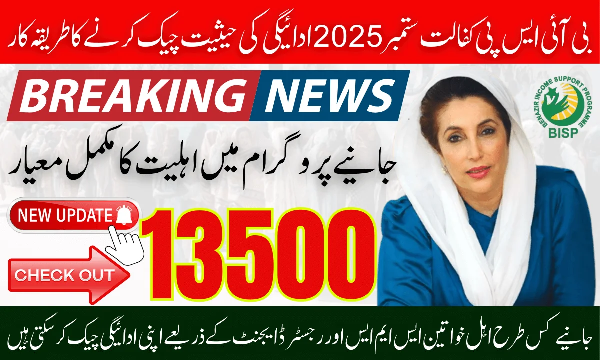 BISP Kafalat Payment Status September 2025: How Eligible Women Can Check Their Payments Via SMS And Registered Agents
