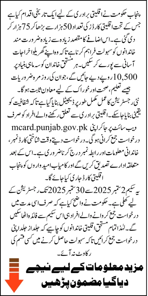 Punjab Minority Cards Increased From 50000 To 75000 For New Enrollment Know Full Application Method 2025