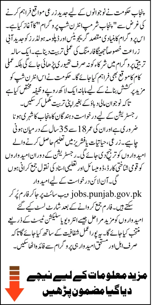 Punjab Shrimp Internship Program 2025 in Muzaffargarh With 100000 Monthly Stipend Know Registration Process